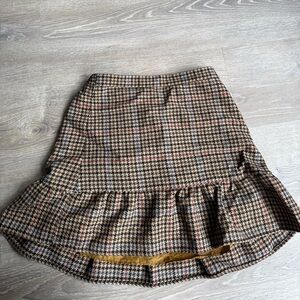 Houndstooth J. crew skirt